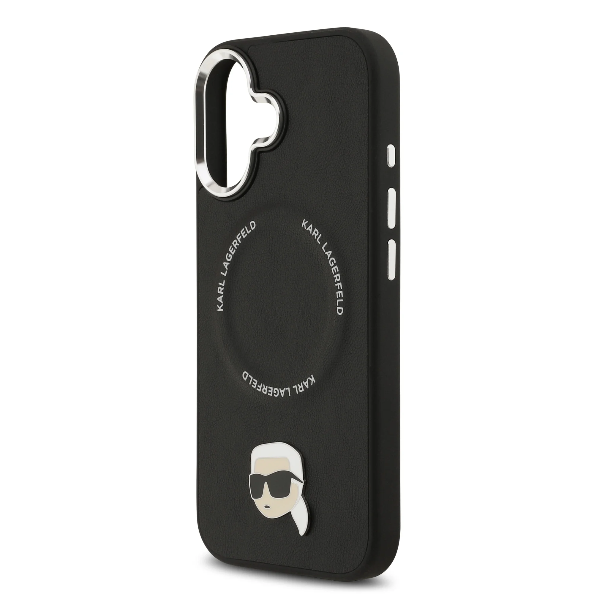5619 KARL HC MAGSAFE PU KARL PIN BLACK IP17
