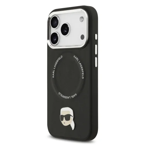 5633 KARL HC MAGSAFE PU KARL PIN BLACK IP17 PRO