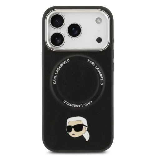 5633 KARL HC MAGSAFE PU KARL PIN BLACK IP17 PRO