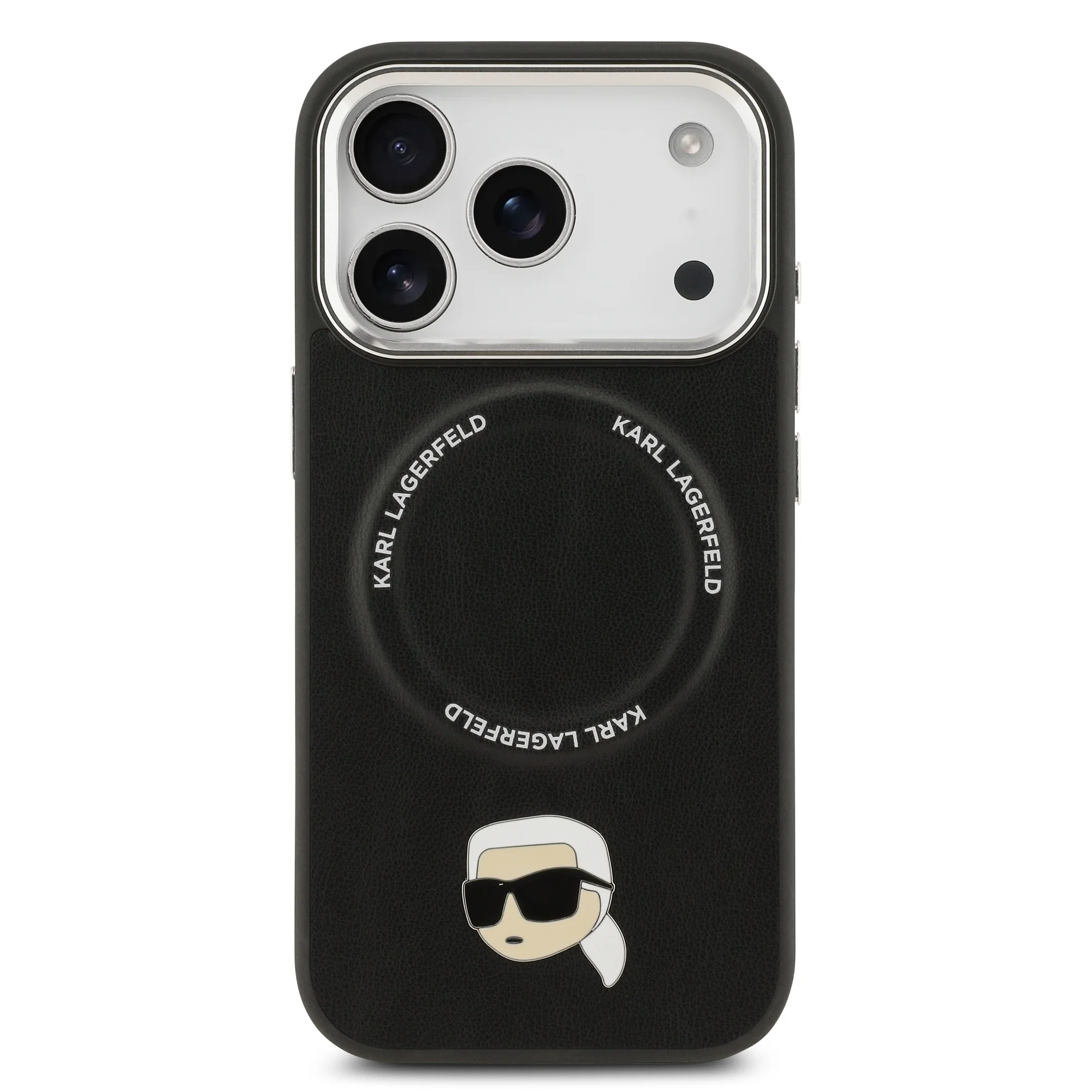 5633 KARL HC MAGSAFE PU KARL PIN BLACK IP17 PRO