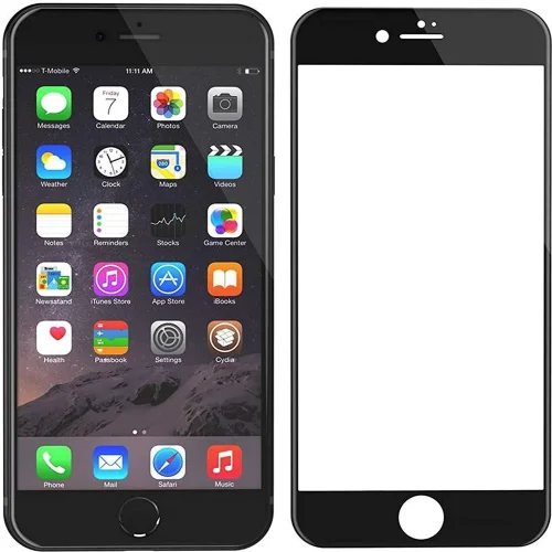 5D Стъклен протектор за iPhone 6 Plus – Черен