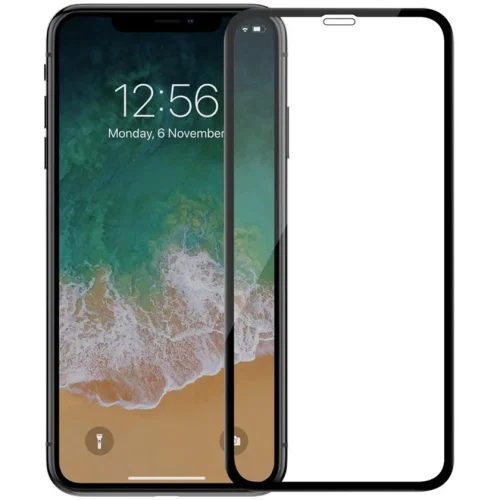5D Стъклен протектор за iPhone X / XS / 11 PRO – Черен