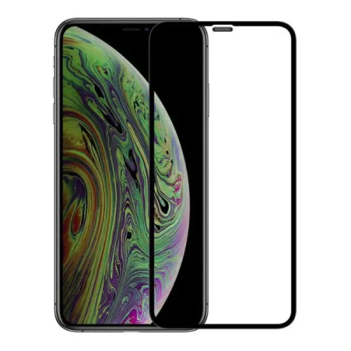 5D Стъклен протектор за iPhone XR / 11 – Черен