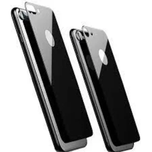 5D ЗАДЕН стъклен протектор за iPhone 7G / 8G – Черен
