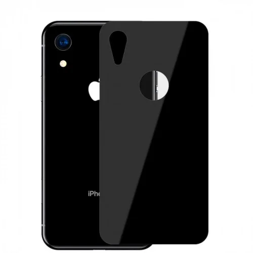 5D ЗАДЕН стъклен протектор за iPhone XR / 11 – Черен