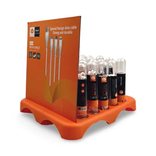 60бр. WUW X204 Кабел за Зареждане 2.4A 1M – USB към Type-C