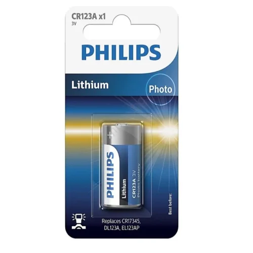 6116 Philips CR123A/01B – Литиева батерия CR123A MINICELLS 3V 1600mAh