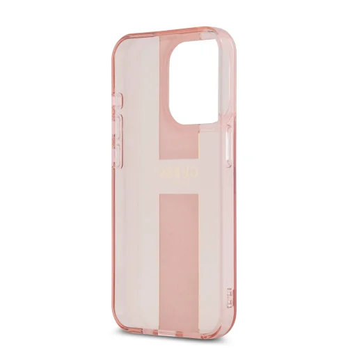 6649 GUESS HC IML 4G STRIPE PINK IP15 PRO MAX