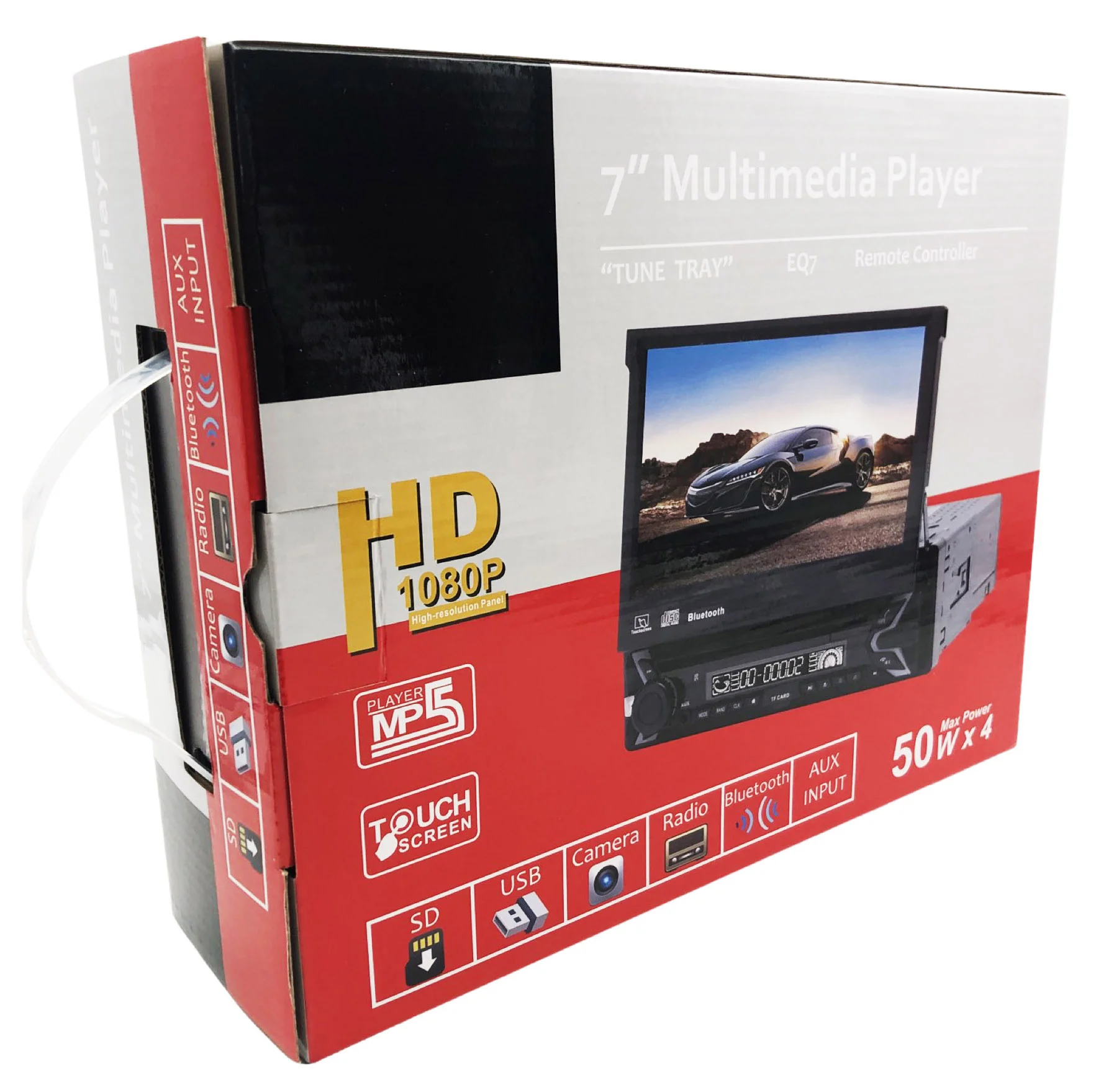 701 СГЪВАЕМ ЕКРАН мултимедиен плеър 7″ Bluetooth, Радио ,Mp3 ,USB ,SD, CD плейър