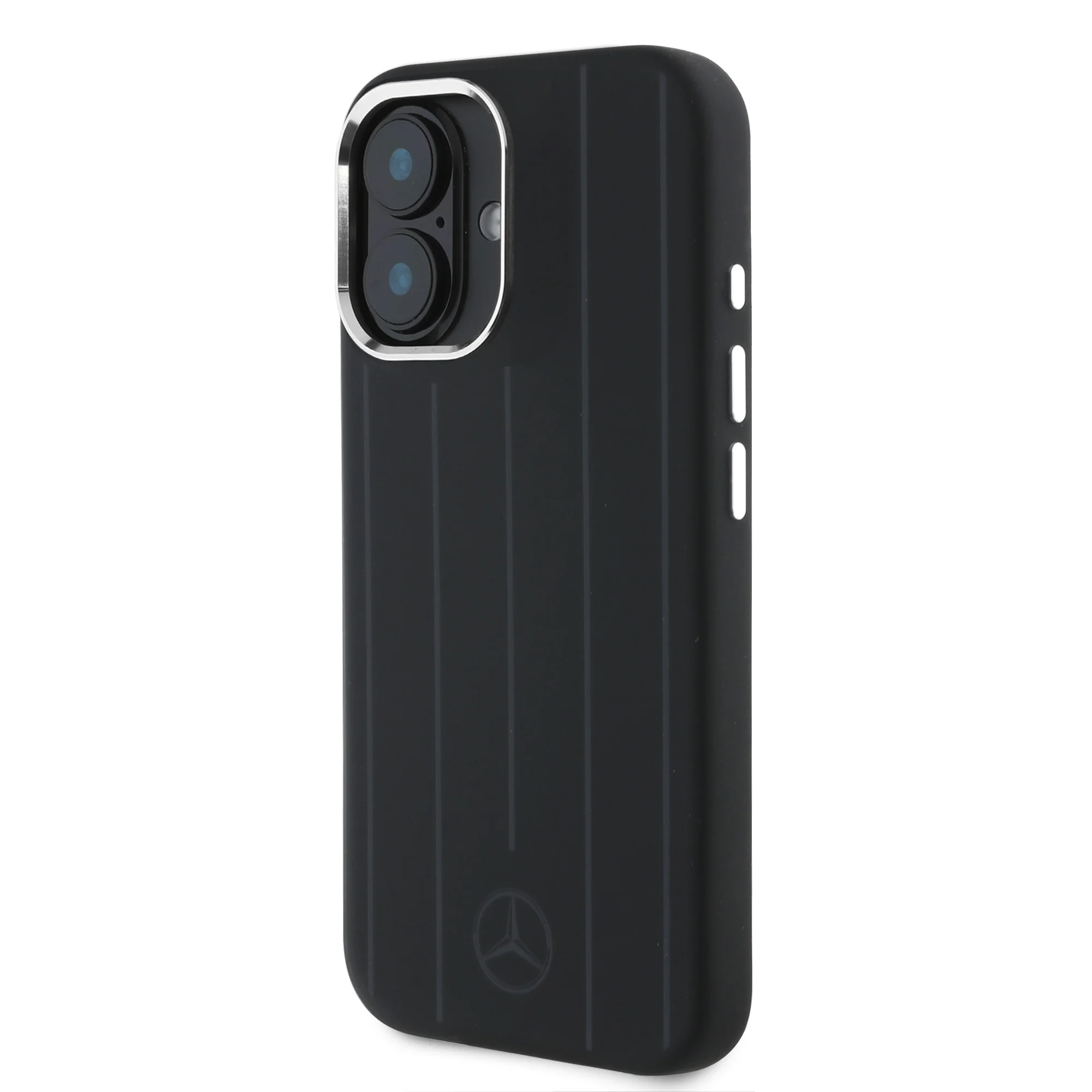 7040 MB HQ MAGSAFE SILICONE W/ VERTICAL TONAL STRIPES BLACK IP16