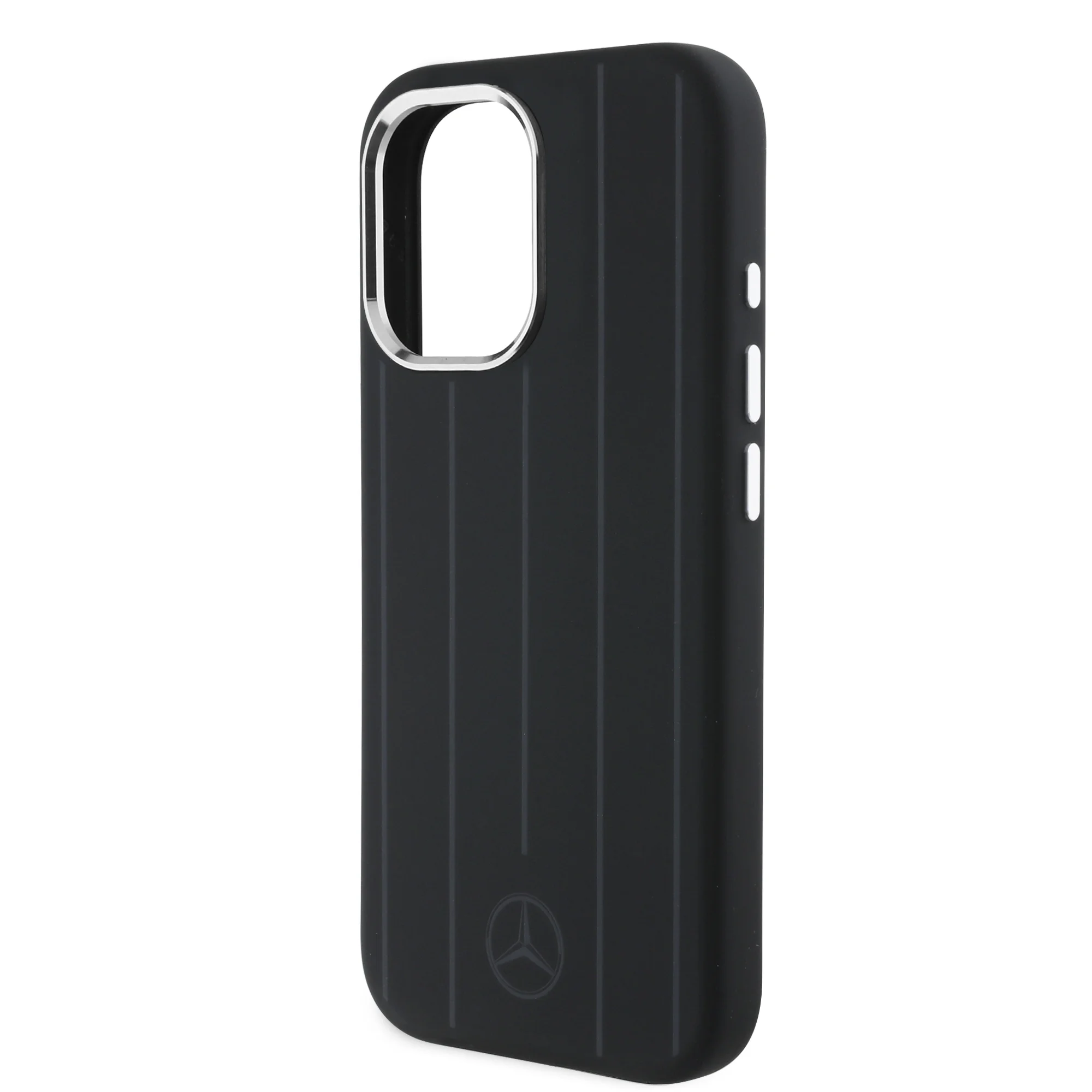7040 MB HQ MAGSAFE SILICONE W/ VERTICAL TONAL STRIPES BLACK IP16