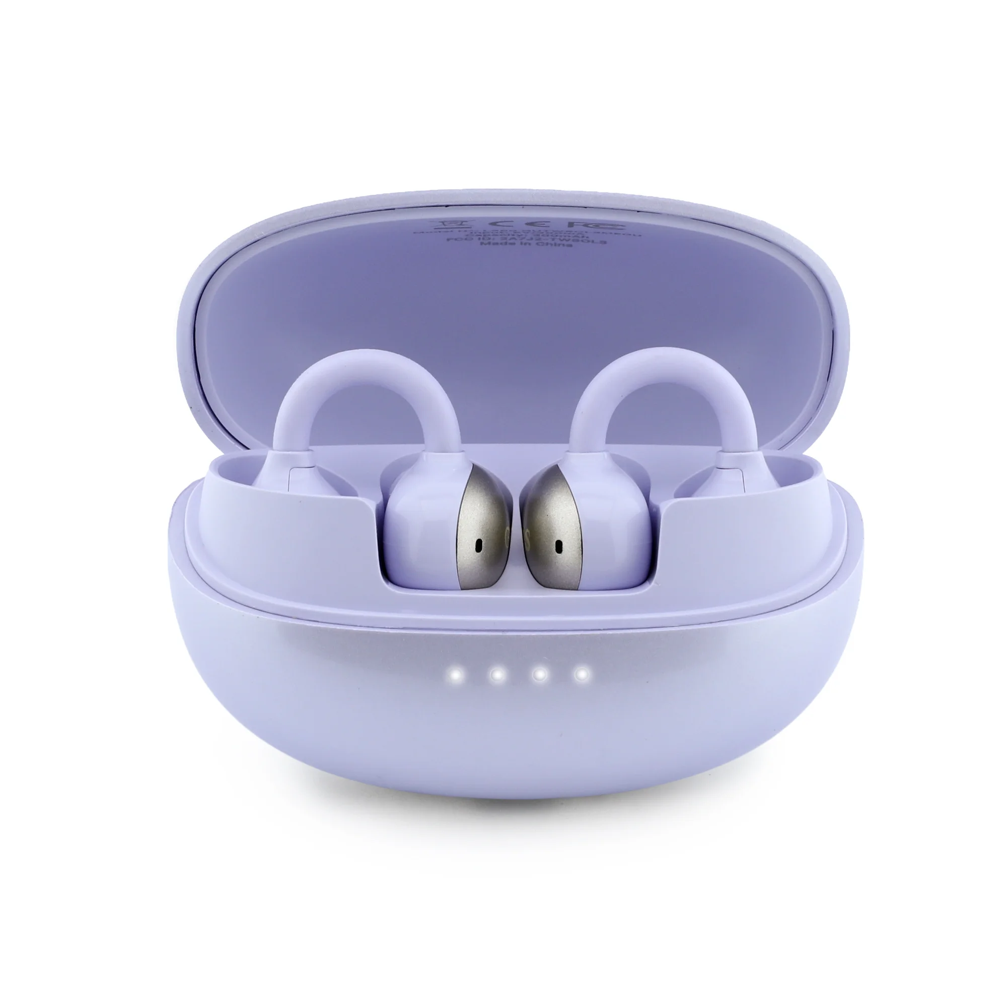 7782 Слушалки GUESS OWS METALLIC PURPLE FINISH ELECTROPLATED PARTS CLASSIC LOGO