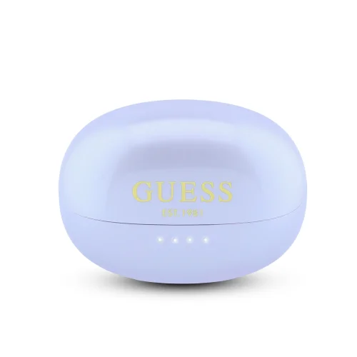 7782 Слушалки GUESS OWS METALLIC PURPLE FINISH ELECTROPLATED PARTS CLASSIC LOGO