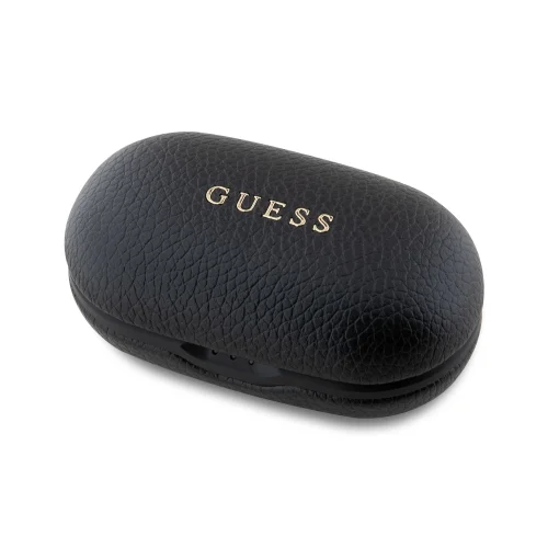 9082 GUESS TWS ENC PU GRAINED CLASSIC LOGO – BLACK