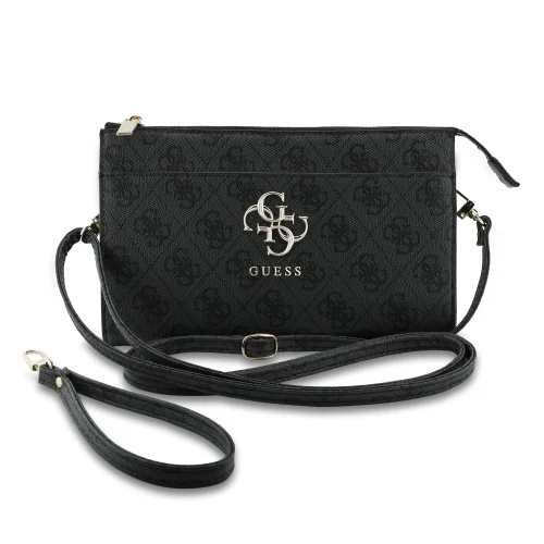 9801 GUESS PHONE POUCH 4G PU BIG 4G LOGO BLACK