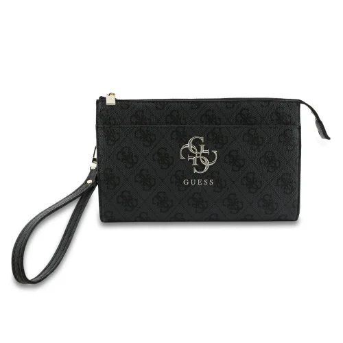 9801 GUESS PHONE POUCH 4G PU BIG 4G LOGO BLACK
