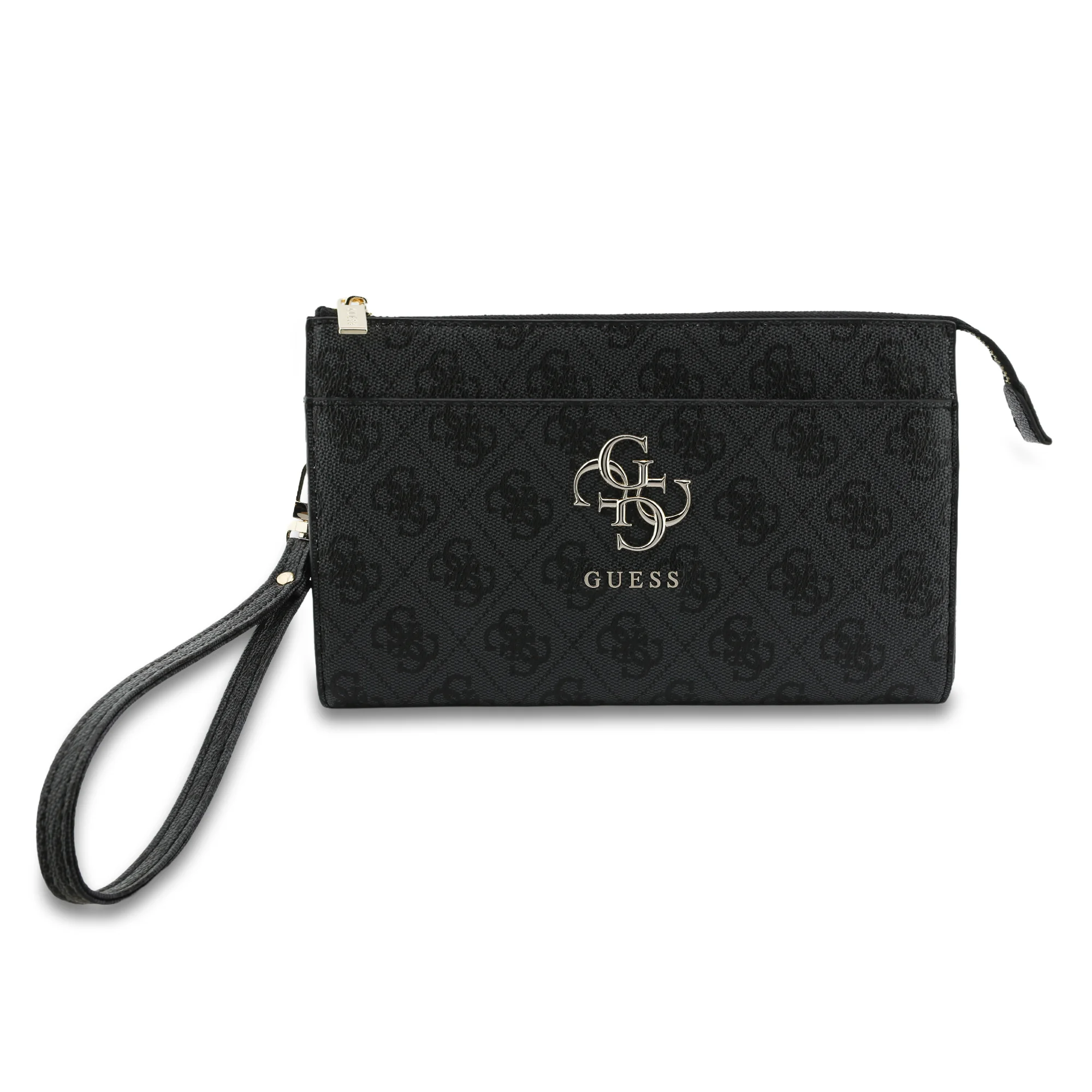 9801 GUESS PHONE POUCH 4G PU BIG 4G LOGO BLACK