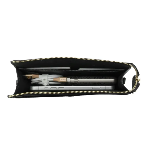 9801 GUESS PHONE POUCH 4G PU BIG 4G LOGO BLACK