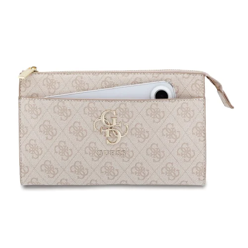9825 GUESS PHONE POUCH 4G PU BIG 4G LOGO PINK
