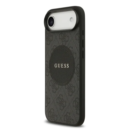9977 GUESS HC MAGSAFE PU 4G CIRCLE W/ CLASSIC LOGO BLACK IP17 AIR