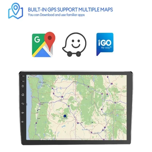 9D-8227 9″ Автомобилен мултимедиен плейър ANDROID 4GB + 64GB, IPS, Wireless CarPlay, Android Auto, AHD камера, DSP, GPS