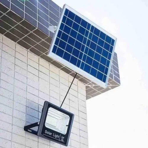 AK88 150W 6500K IP67 соларна прожекторна светлина, водоустойчив с сензор за движение + дистанционно управление