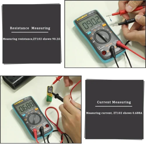 AN-8004 LCD цифров волтметър омметър амперметър OHM мултицет
