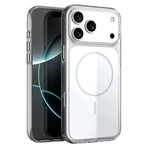 Anti-Slip TPU MagSafe Кейс TP-69 за iPhone 16 Pro Max – Бял