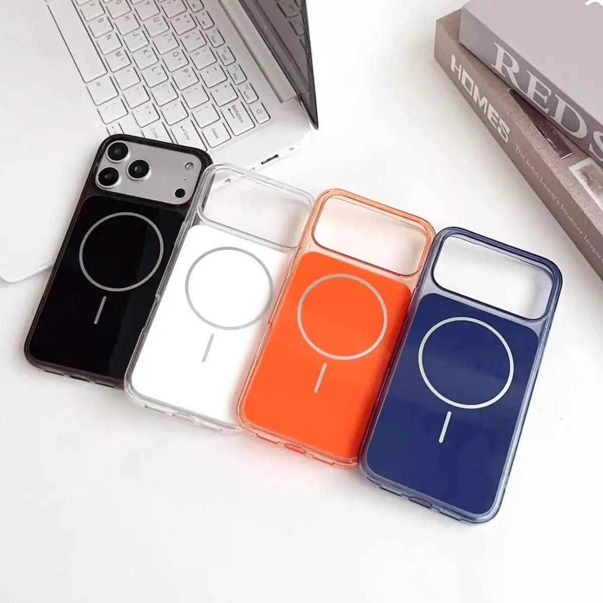 Anti-Slip TPU MagSafe Кейс TP-69 за iPhone 17 Air – Бял