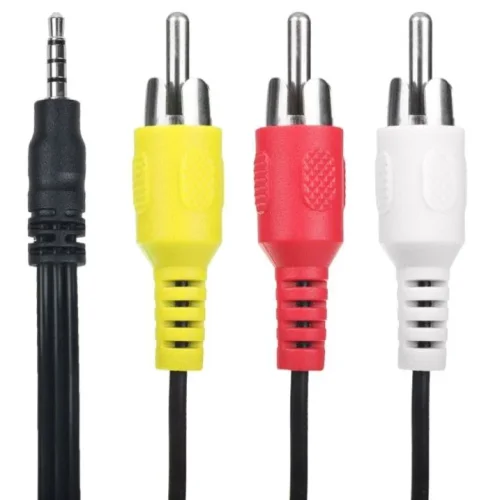 Аудио кабел чинчове, 3RCA, 1 Жак 3.5мм – 1.5m AA