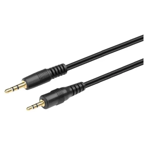 AUX-11 кабел за музика 1M – Черен