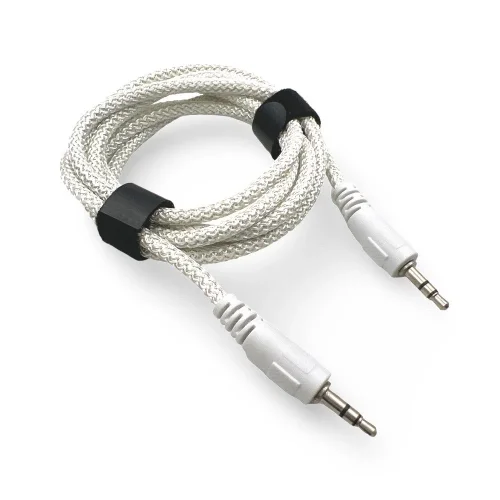AUX-5 кабел за музика 1.5M – Бял