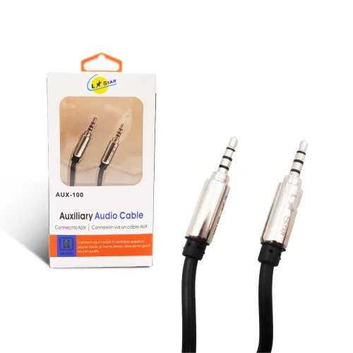 AUX кабел за музика L✮STAR AUX-100 3 PIN 1.8M