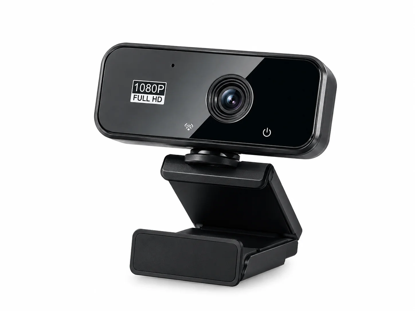 B03 Full HD 1080P USB Уеб камера с вграден микрофон | Plug & Play | За компютър, лаптоп и онлайн срещи