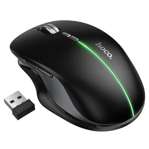 Безжична Bluetooth Мишка HOCO GM40 Business Wireless Mouse 2.4GHZ/BT – Черен