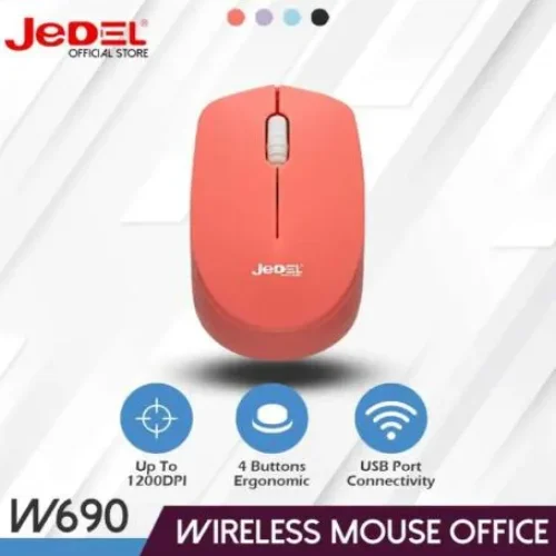 Безжична мишка JEDEL W690 – Розов