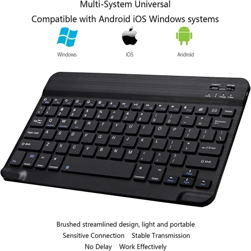 Bluetooth безжична клавиатура YL-02 – Бял
