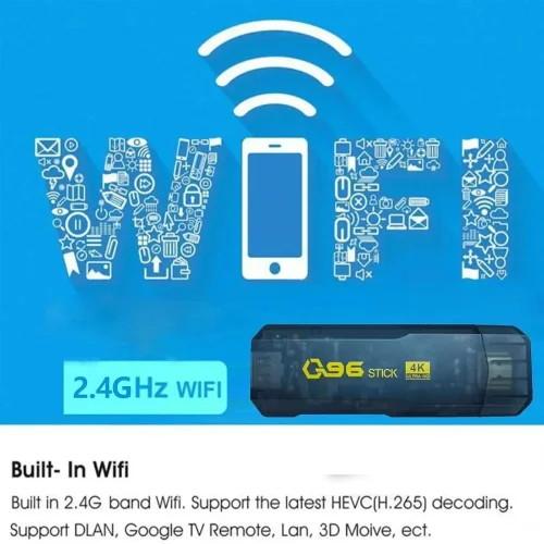 BOXPUT Q96 Android 10.0 8GB/128GB TV Stick – 4K смарт TV стик с Wi-Fi, Allwinner H313 процесор и дистанционно управление
