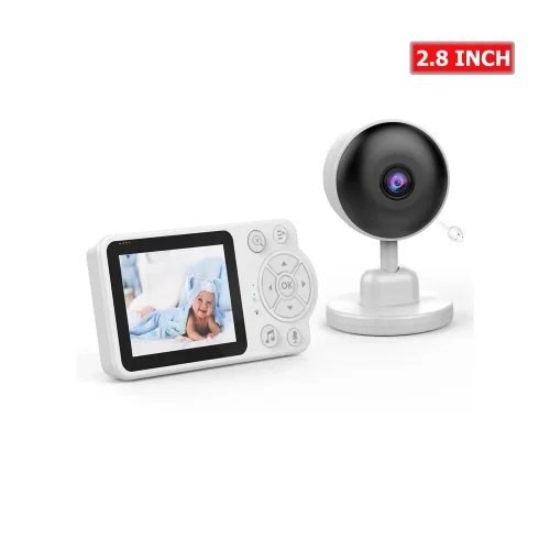 C4L RGB Бебефон с камера 3.5″/2.8″ LCD, 2.4G безжичен, нощно виждане, двупосочно аудио и температурен сензор