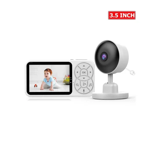 C4L RGB Бебефон с камера 3.5″/2.8″ LCD, 2.4G безжичен, нощно виждане, двупосочно аудио и температурен сензор