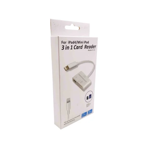 Card Reader + HUB Разклонител към iPad iPhone i5-12