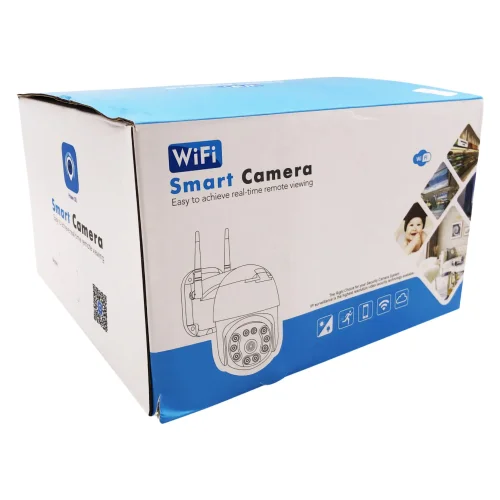 Carecam A6 ( APP:HiSeeSE Pro ) Външна/Вътрешна WIFI PTZ КАМЕРА Въртяща се 360 8 LED HD1080 – PIR Сензори за движение