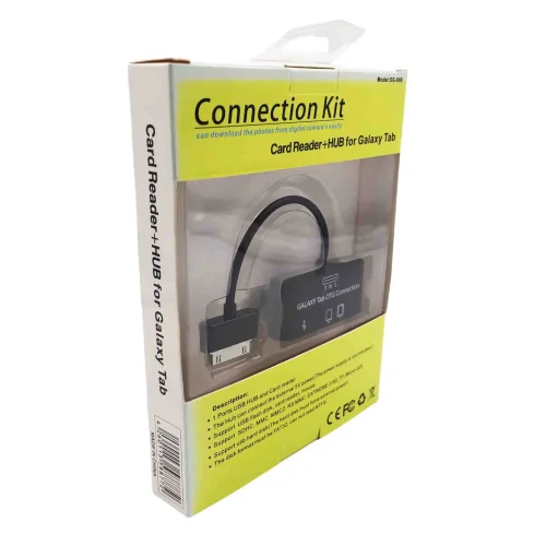 Четец + HUB Разклонител Galaxy Tab, SD, micro SD, USB OTG – SG-006
