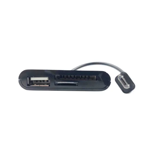 Четец + HUB Разклонител Микро USB към SD, micro SD и USB OTG – SG-007