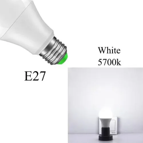 Citysun CMZM-12W E27 PIR LED Интелигентна крушка със сензор за движение ВКЛ./ИЗКЛ. AC 165-256V 50/60Hz