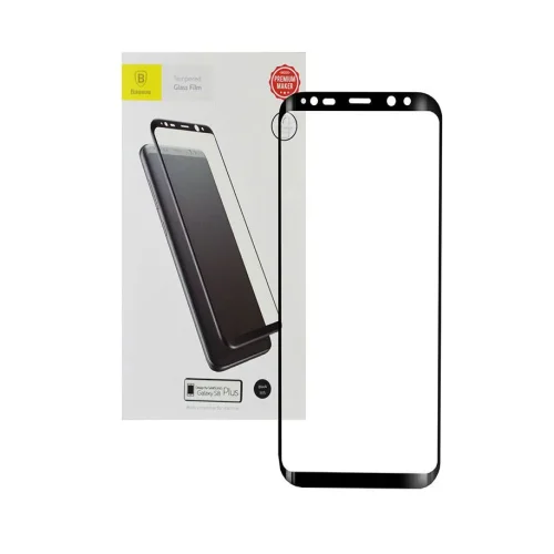 Цялостен 5D стъклен протектор Baseus за Samsung S9 – Черен