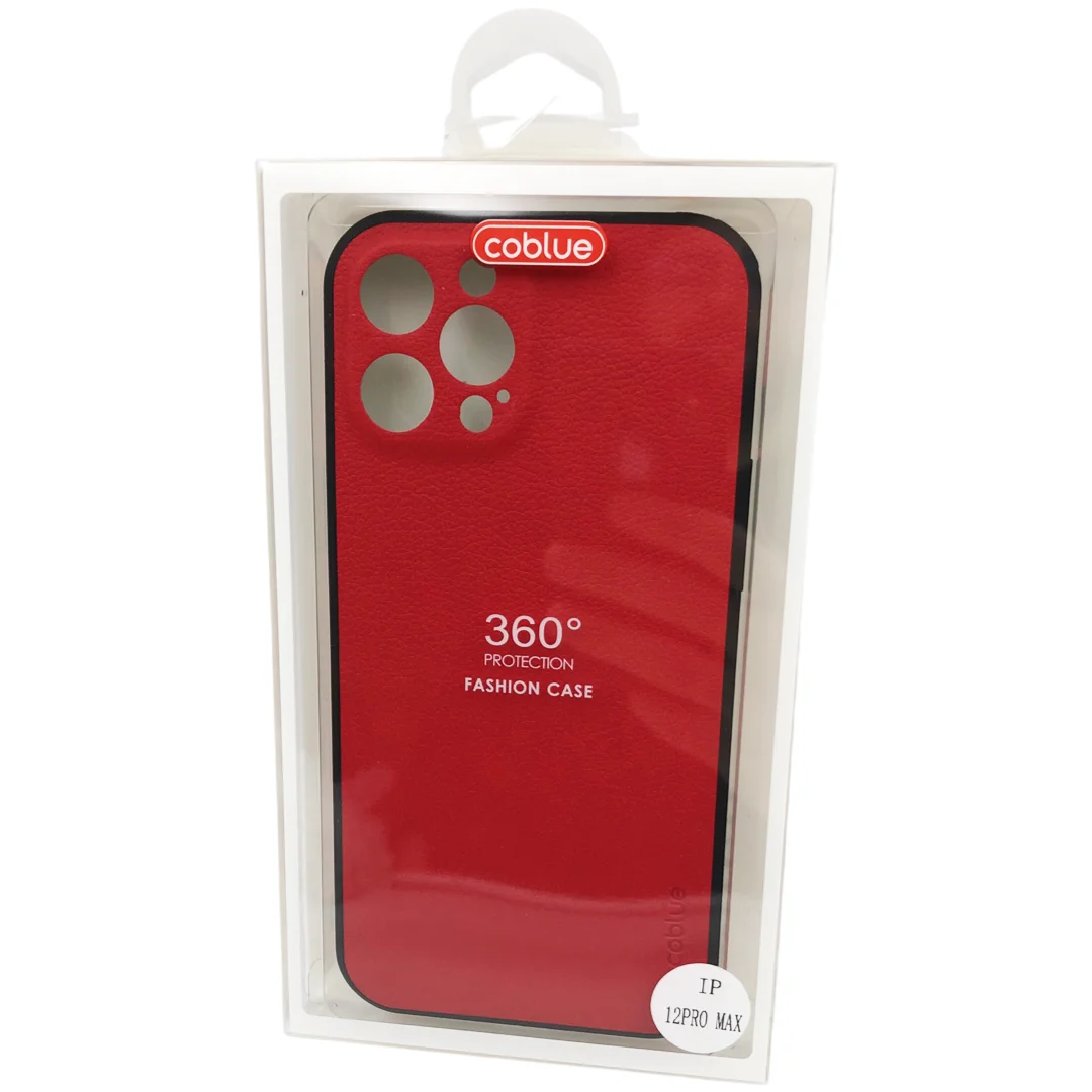 coblue K13 Кейс със защита на камерата за iPhone 12 Pro Max – Червен