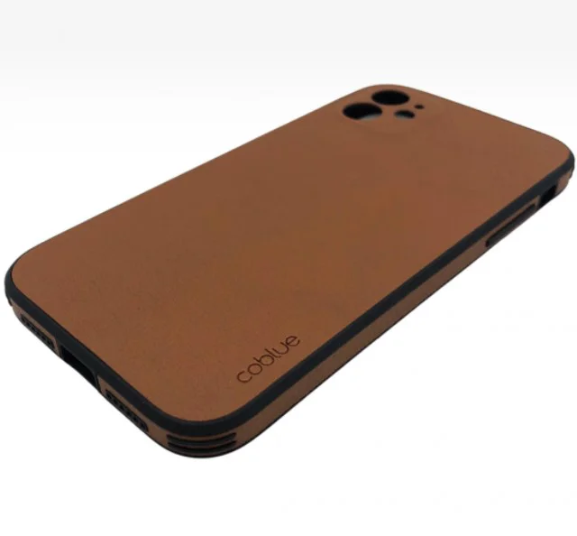 coblue K13 Кейс със защита на камерата за iPhone 14 Plus – Кафяв