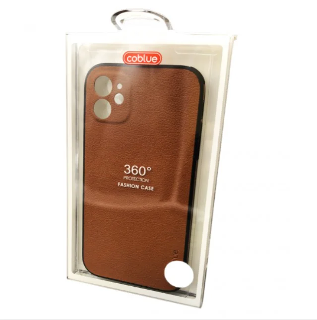 coblue K13 Кейс със защита на камерата за iPhone 14 Plus – Кафяв