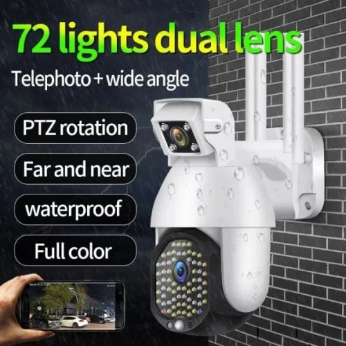 CP11-50-2H ( APP:iCam365 ) Въртяща водоустойчива WiFi камера с 2 обектива